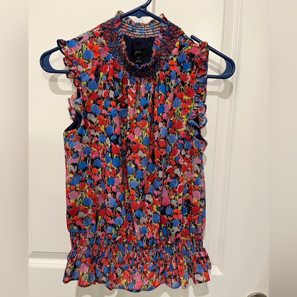Sleeveless Jcrew Blouse